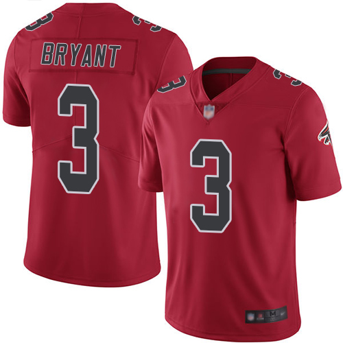 Atlanta Falcons Limited Red Men Matt Bryant Jersey NFL Football #3 Rush Vapor Untouchable->atlanta falcons->NFL Jersey